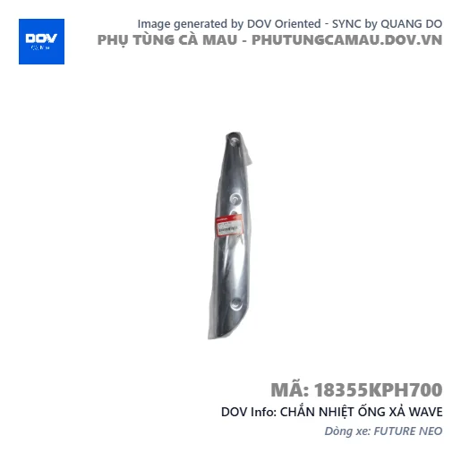 CHẮN NHIỆT ỐNG XẢ WAVE — 18355KPH700