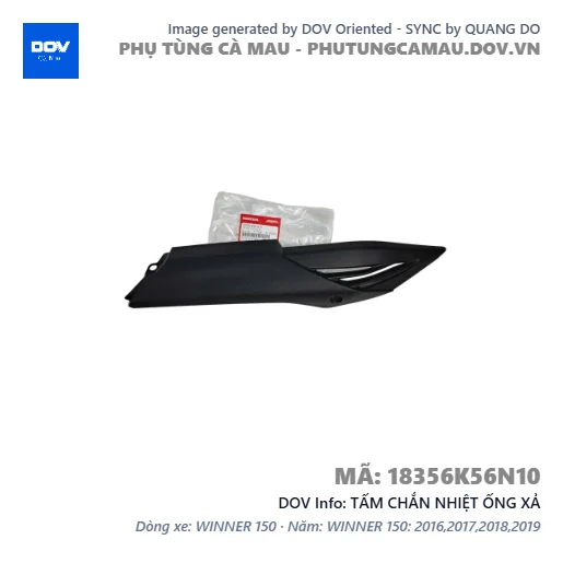 TẤM CHẮN NHIỆT ỐNG XẢ  — 18356K56N10