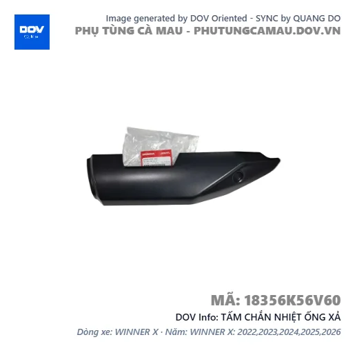 TẤM CHẮN NHIỆT ỐNG XẢ — 18356K56V60