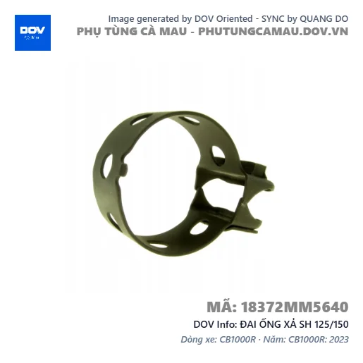 ĐAI ỐNG XẢ SH 125/150 — 18372MM5640