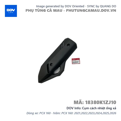 Cụm cách nhiệt ống xả  — 18380K1ZJ10