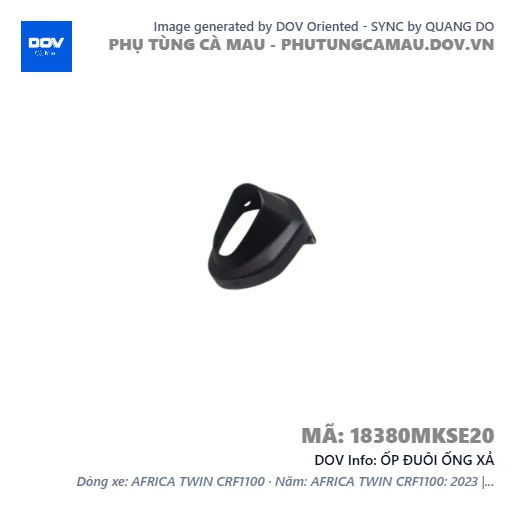 ỐP ĐUÔI ỐNG XẢ  — 18380MKSE20