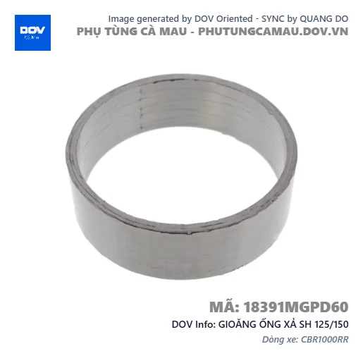 GIOĂNG ỐNG XẢ SH 125/150 — 18391MGPD60