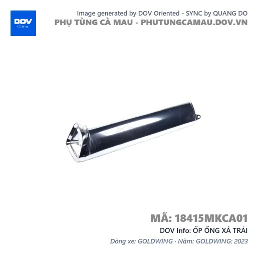 ỐP ỐNG XẢ TRÁI — 18415MKCA01