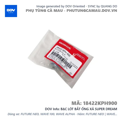 BẠC LÓT BẮT ỐNG XẢ SUPER DREAM — 18422KPH900