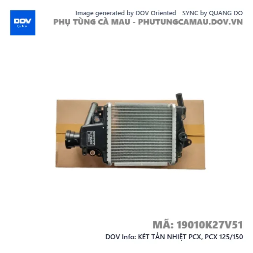 KÉT TẢN NHIỆT PCX, PCX 125/150 — 19010K27V51