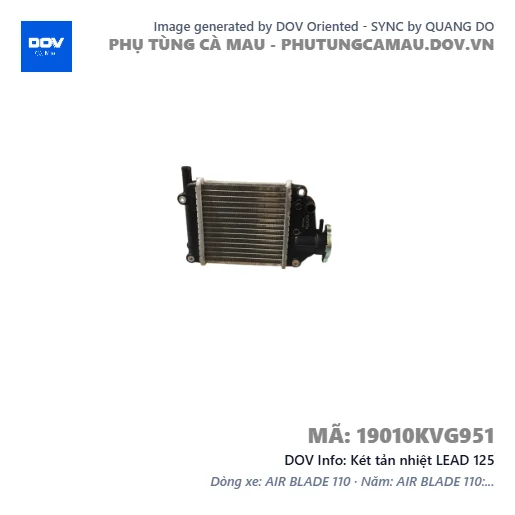 Két tản nhiệt LEAD 125 — 19010KVG951