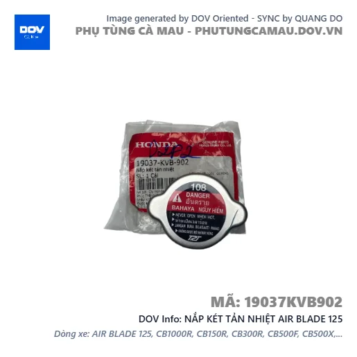 NẮP KÉT TẢN NHIỆT AIR BLADE 125 — 19037KVB902