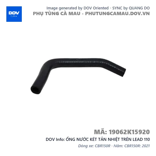 ỐNG NƯỚC KÉT TẢN NHIỆT TRÊN LEAD 110 — 19062K15920