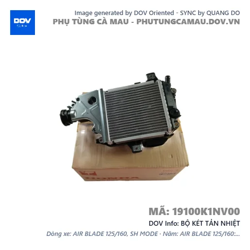 BỘ KÉT TẢN NHIỆT  — 19100K1NV00