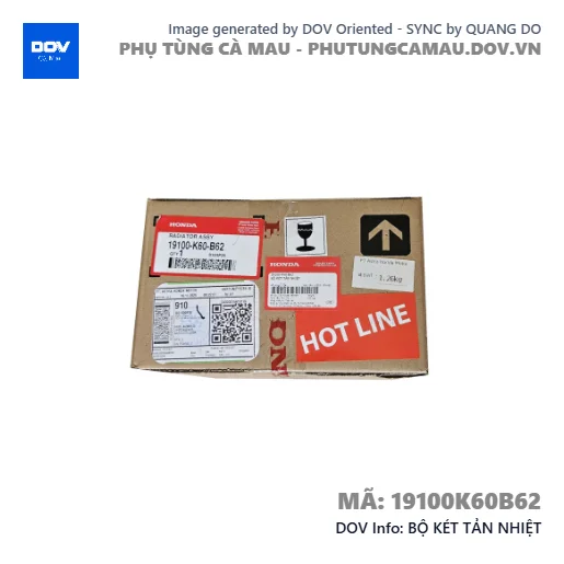 BỘ KÉT TẢN NHIỆT — 19100K60B62