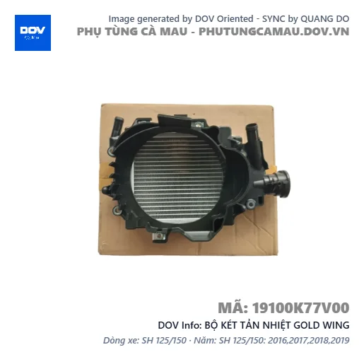 BỘ KÉT TẢN NHIỆT GOLD WING — 19100K77V00