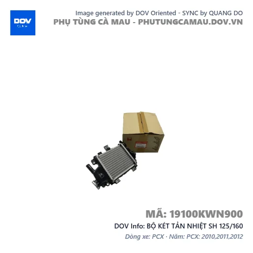 BỘ KÉT TẢN NHIỆT SH 125/160 — 19100KWN900