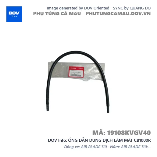 ỐNG DẪN DUNG DỊCH LÀM MÁT CB1000R — 19108KVGV40