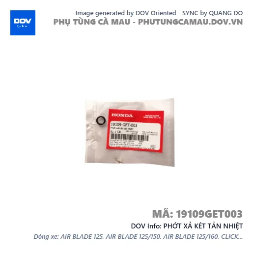 PHỚT XẢ KÉT TẢN NHIỆT — 19109GET003