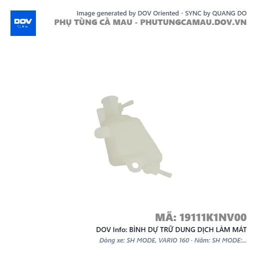 BÌNH DỰ TRỮ DUNG DỊCH LÀM MÁT  — 19111K1NV00
