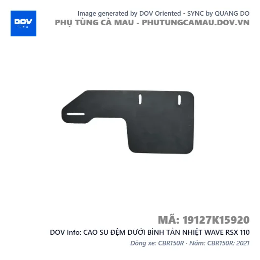 CAO SU ĐỆM DƯỚI BÌNH TẢN NHIỆT WAVE RSX 110 — 19127K15920