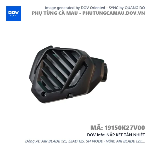 NẮP KÉT TẢN NHIỆT  — 19150K27V00