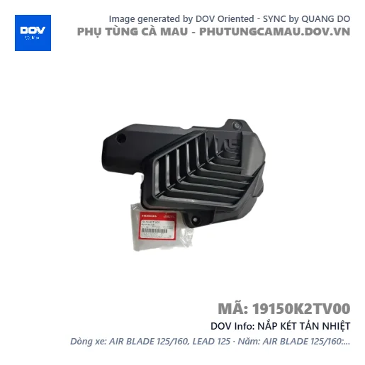 NẮP KÉT TẢN NHIỆT  — 19150K2TV00