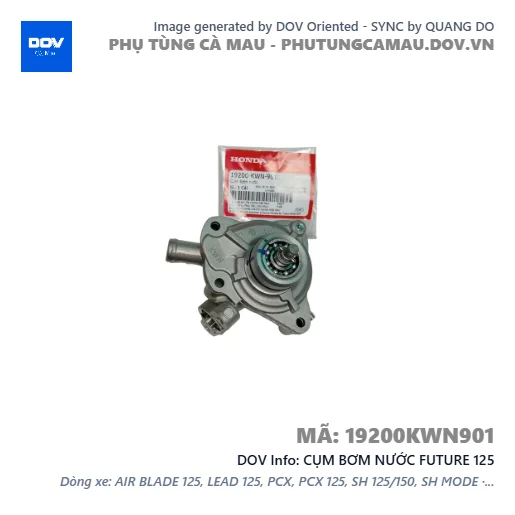 CỤM BƠM NƯỚC FUTURE 125 — 19200KWN901