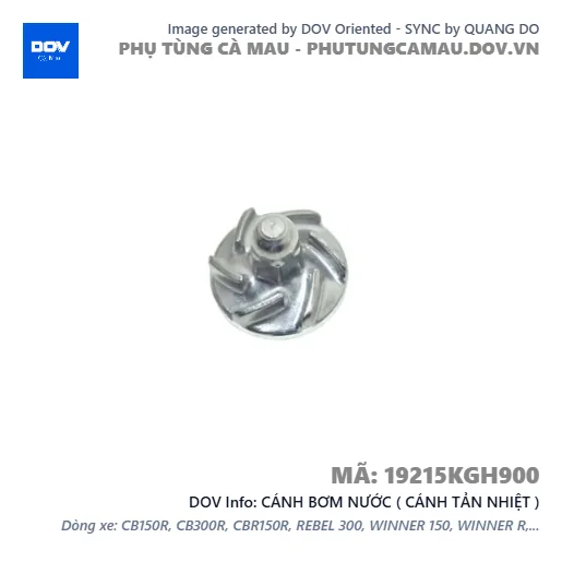 CÁNH BƠM NƯỚC ( CÁNH TẢN NHIỆT ) — 19215KGH900
