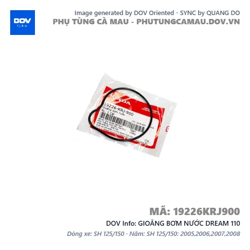 GIOĂNG BƠM NƯỚC DREAM 110 — 19226KRJ900