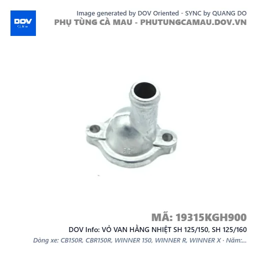 VỎ VAN HẰNG NHIỆT SH 125/150, SH 125/160 — 19315KGH900