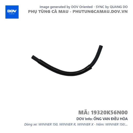 ỐNG VAN ĐIỀU HÒA  — 19320K56N00