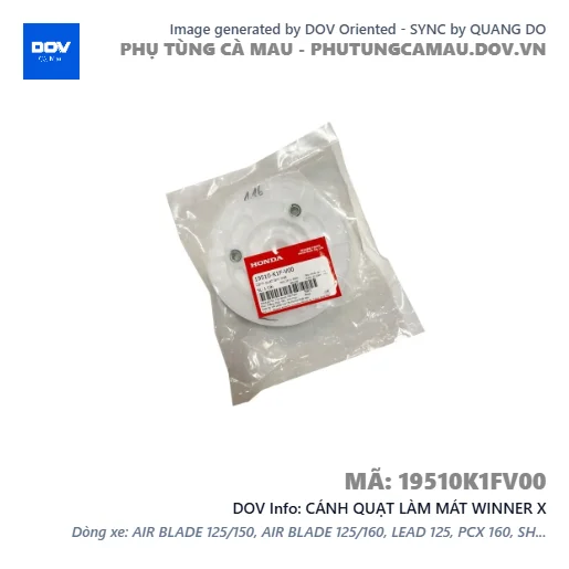 CÁNH QUẠT LÀM MÁT WINNER X — 19510K1FV00