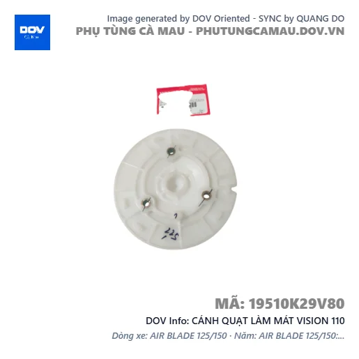CÁNH QUẠT LÀM MÁT VISION 110 — 19510K29V80