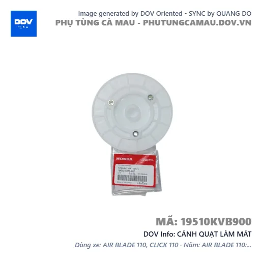 CÁNH QUẠT LÀM MÁT  — 19510KVB900