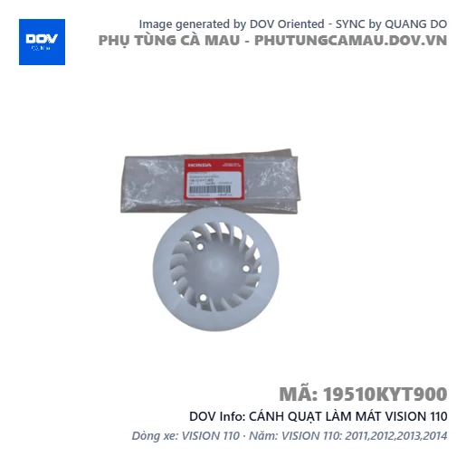 CÁNH QUẠT LÀM MÁT VISION 110 — 19510KYT900