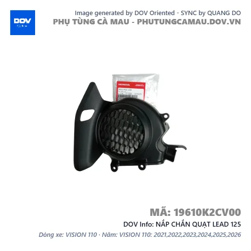 NẮP CHẮN QUẠT LEAD 125 — 19610K2CV00