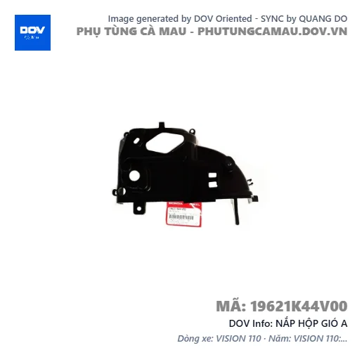NẮP HỘP GIÓ A — 19621K44V00