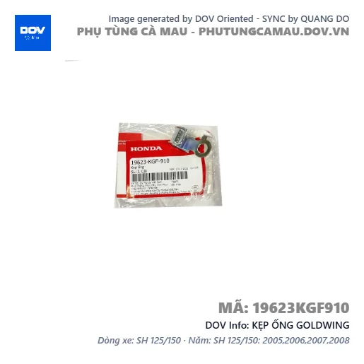 KẸP ỐNG GOLDWING — 19623KGF910