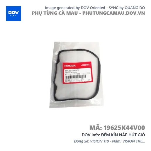 ĐỆM KÍN NẮP HÚT GIÓ  — 19625K44V00