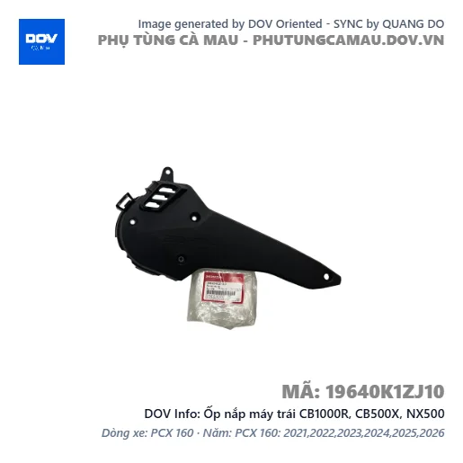 Ốp nắp máy trái CB1000R, CB500X, NX500 — 19640K1ZJ10