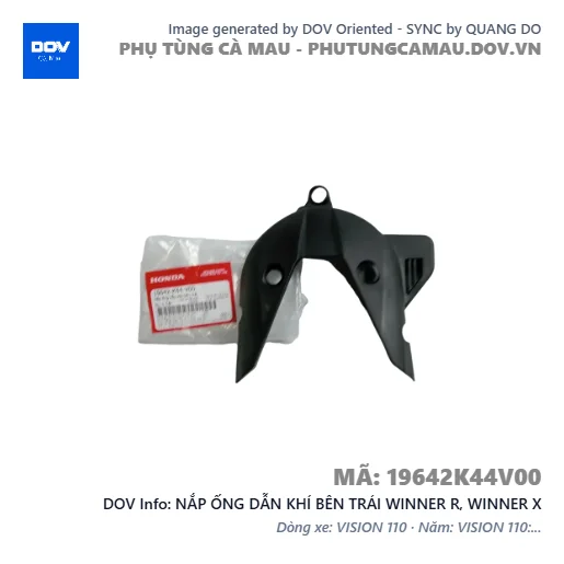 NẮP ỐNG DẪN KHÍ BÊN TRÁI WINNER R, WINNER X — 19642K44V00
