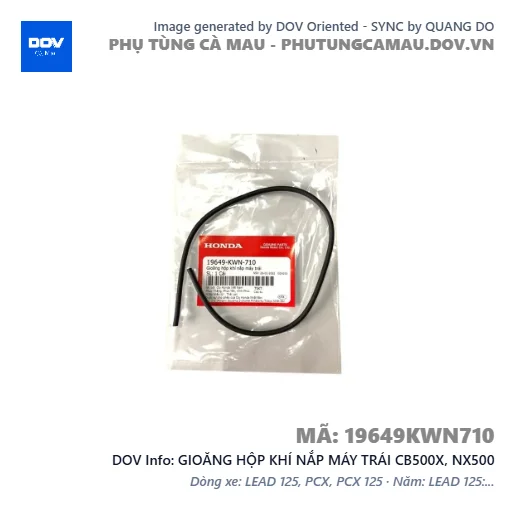 GIOĂNG HỘP KHÍ NẮP MÁY TRÁI CB500X, NX500 — 19649KWN710