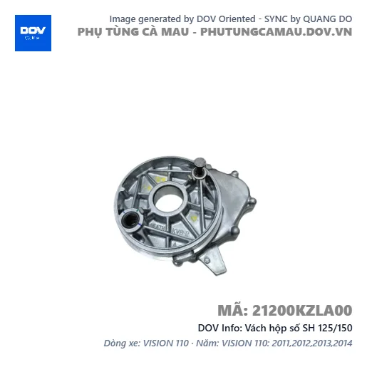 Vách hộp số SH 125/150 — 21200KZLA00