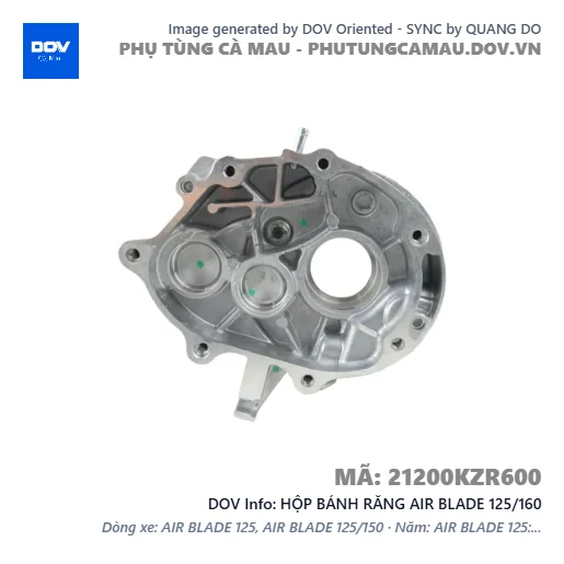 HỘP BÁNH RĂNG AIR BLADE 125/160 — 21200KZR600