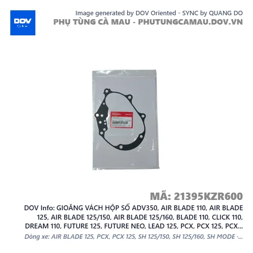 GIOĂNG VÁCH HỘP SỐ ADV350, AIR BLADE 110, AIR BLADE 125, AIR BLADE 125/150, AIR BLADE 125/160, BLADE 110, CLICK 110, DREAM 110, FUTURE 125, FUTURE NEO, LEAD 125, PCX, PCX 125, PCX 125/150, PCX 160, SH 125/150, SH 125/160, SH 350, SH MODE, SUPER CUB C125, SUPER DREAM, VARIO 160, VISION 110, WAVE 100, WAVE ALPHA, WAVE ALPHA 110, WAVE RSX 110, WINNER 150, WINNER R, WINNER X — 21395KZR600