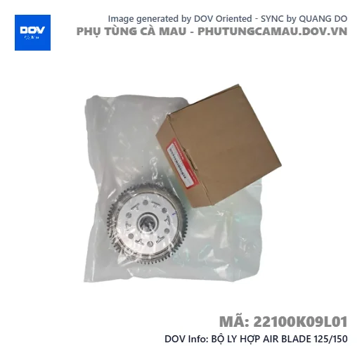 BỘ LY HỢP AIR BLADE 125/150 — 22100K09L01