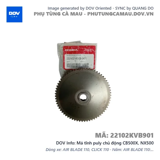 Má tĩnh puly chủ động CB500X, NX500 — 22102KVB901