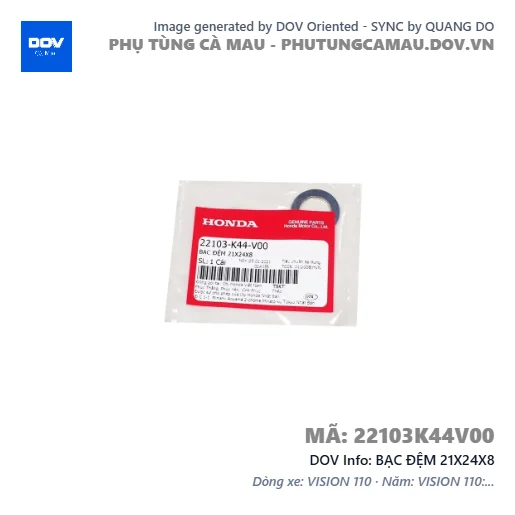 BẠC ĐỆM 21X24X8  — 22103K44V00