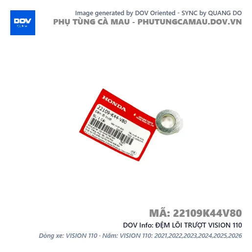 ĐỆM LÕI TRƯỢT VISION 110 — 22109K44V80