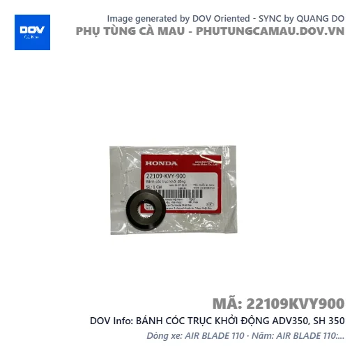 BÁNH CÓC TRỤC KHỞI ĐỘNG ADV350, SH 350 — 22109KVY900