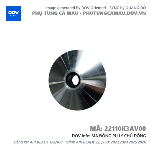 MÁ ĐỘNG PU LY CHỦ ĐỘNG  — 22110K3AV00
