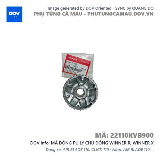 MÁ ĐỘNG PU LY CHỦ ĐỘNG WINNER R, WINNER X — 22110KVB900