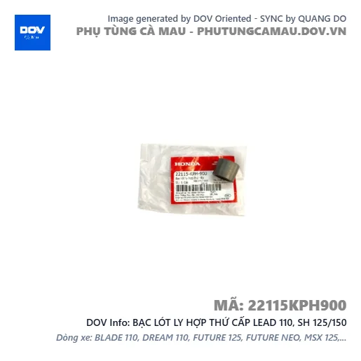 BẠC LÓT LY HỢP THỨ CẤP LEAD 110, SH 125/150 — 22115KPH900